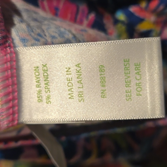 Lilly Pulitzer Seen and Herd Knit Oyster Bay Navy Button Up PJ Top - Picture 5 of 5